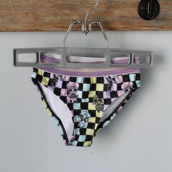 ❄️5/$25🎄LOL Size XS (4/5) Checkered Bathing-Suit New - Picture 4 of 4